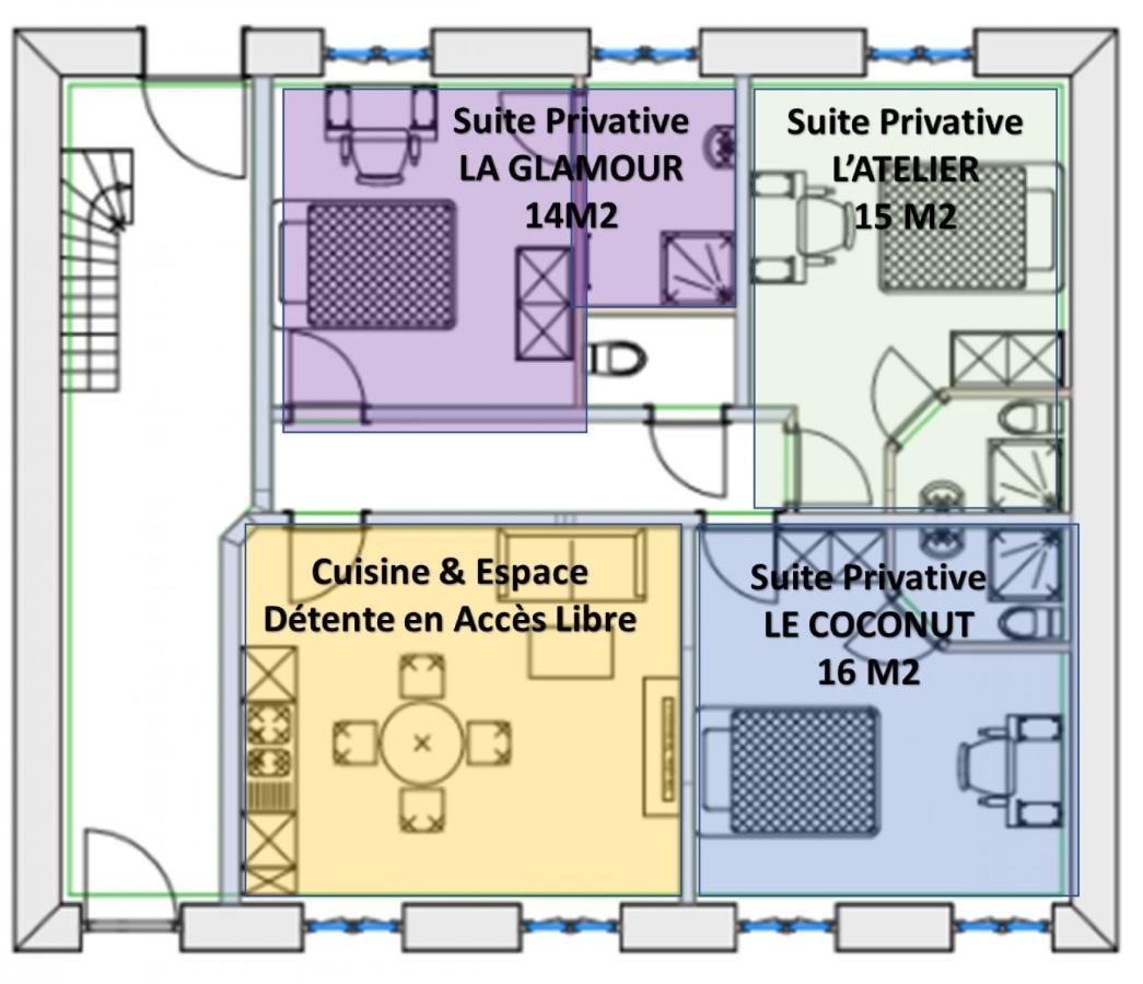 Le Convivial, Appartement Centre Ville Mulhouse Cameră foto